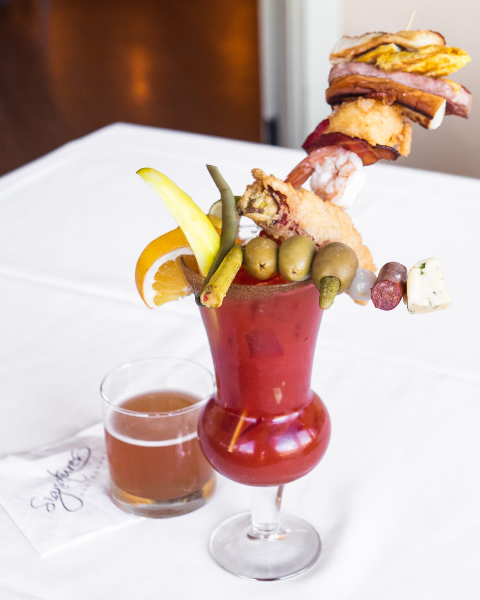 Loaded bloody mary1 Signatures Restaurant