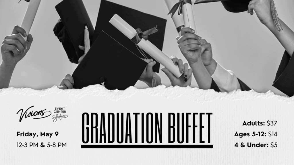 Spring 2025 Graduation Buffet Cover Photo